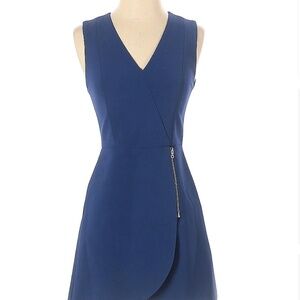 Alice + Olivia Blue Business Casual Sleeveless Dress (Size 0)